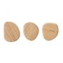 Mounting accessories - Conor Hook, Nature, Rubberwood Set of 3 - BLOOMINGVILLE