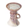 Candlesticks and candle holders - Soreyah Candle Holder, Rose, Stoneware  - BLOOMINGVILLE