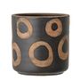 Flower pots - Avo Deco Flowerpot, Black, Terracotta - BLOOMINGVILLE MULTIBRAND HOUSE