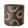 Flower pots - Avo Deco Flowerpot, Black, Terracotta - BLOOMINGVILLE MULTIBRAND HOUSE