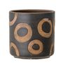 Flower pots - Avo Deco Flowerpot, Black, Terracotta - BLOOMINGVILLE MULTIBRAND HOUSE