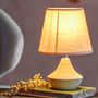 Lampes de table - Panola Lampe de table, Nature, Bois d'hévéa  - CREATIVE COLLECTION