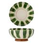 Bowls - Shakti Bowl, Green, Stoneware  - CREATIVE COLLECTION