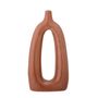 Vases - Baldrian Deco Vase, Orange, Stoneware - BLOOMINGVILLE MULTIBRAND HOUSE