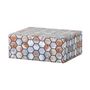 Boîtes de rangement  - Domino Boîte avec couvercle, Marron, Résine  - CREATIVE COLLECTION