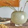 Vases - Saia Vase, Gold, Glass - CREATIVE COLLECTION