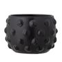 Flower pots - Parvin Deco Flowerpot, Black, Terracotta - BLOOMINGVILLE MULTIBRAND HOUSE