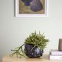 Flower pots - Parvin Deco Flowerpot, Black, Terracotta - BLOOMINGVILLE MULTIBRAND HOUSE