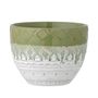 Flower pots - Basel Flowerpot, Green, Stoneware  - CREATIVE COLLECTION
