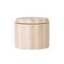 Food storage - Cathe Jar w/Lid, Yellow, Stoneware - CREATIVE COLLECTION
