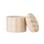 Food storage - Cathe Jar w/Lid, Yellow, Stoneware - CREATIVE COLLECTION