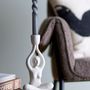 Candlesticks and candle holders - Lucie Candle Holder, White, Polyresin - BLOOMINGVILLE MULTIBRAND HOUSE