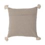 Cushions - Jehu Cushion, Nature, Cotton - CREATIVE COLLECTION
