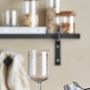 Glass - Bubbles Wine Glass, Clear, Glass - BLOOMINGVILLE MULTIBRAND HOUSE