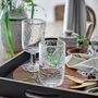 Glass - Bubbles Wine Glass, Clear, Glass - BLOOMINGVILLE MULTIBRAND HOUSE