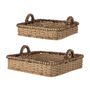 Shopping baskets - Todi Basket, Nature, Palm Leaf Set of 2 - CREATIVE COLLECTION