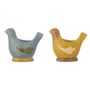 Kitchen utensils - Birdy Egg Cup, Blue, Stoneware Set of 2 - BLOOMINGVILLE MULTIBRAND HOUSE