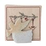 Napkins - Cherub Napkin Holder, Nature, Stoneware - BLOOMINGVILLE MULTIBRAND HOUSE