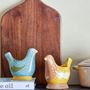 Kitchen utensils - Birdy Egg Cup, Blue, Stoneware Set of 2 - BLOOMINGVILLE MULTIBRAND HOUSE