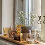 Bougeoirs et photophores - Sanga Plateau avec photophore, Marron, Verre Set of 10 - BLOOMINGVILLE MULTIBRAND HOUSE