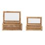 Storage boxes - Lally Box w/Lid, Nature, Rattan Set of 2 - BLOOMINGVILLE