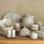 Kitchen utensils - Bea Serving Plate, Nature, Stoneware - BLOOMINGVILLE MULTIBRAND HOUSE