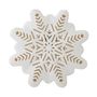 Decorative objects - Flake Deco w/Light, White, Stoneware  - BLOOMINGVILLE MULTIBRAND HOUSE