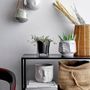 Flower pots - Ignacia Flowerpot, White, Stoneware - BLOOMINGVILLE MULTIBRAND HOUSE