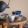 Bowls - Camellia Bowl, Blue, Porcelain - CREATIVE COLLECTION