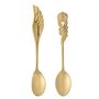 Couverts & ustensiles de cuisine - Liani Couverts, Or, Acier inoxydable Set of 2 - BLOOMINGVILLE MULTIBRAND HOUSE