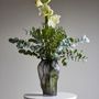 Vases - Khalid Vase, Gris, Verre - BLOOMINGVILLE MULTIBRAND HOUSE