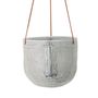 Flower pots - Ileana Flowerpot, Hanging, Grey, Stoneware  - BLOOMINGVILLE MULTIBRAND HOUSE