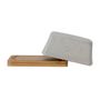Kitchen utensils - Josefine Butter Box, Grey, Stoneware - BLOOMINGVILLE MULTIBRAND HOUSE