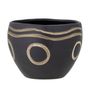 Pots de fleurs - Magnus Pot de fleurs, Noir, Grès  - BLOOMINGVILLE MULTIBRAND HOUSE