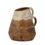 Vases - Risa Vase, Brown, Stoneware - CREATIVE COLLECTION