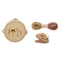 Toys - Driss Musical Instrument, Brown, Plywood Set of 3 - BLOOMINGVILLE MINI