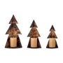 Decorative objects - Rony Deco Tree, Brown, Metal Set of 3 - BLOOMINGVILLE MULTIBRAND HOUSE