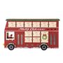 Decorative objects - Edward Calendar w/light, Red, Plywood - BLOOMINGVILLE MULTIBRAND HOUSE