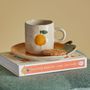 Mugs - Agnes Cup, White, Stoneware - BLOOMINGVILLE MINI