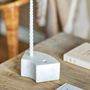 Bougeoirs et photophores - Florida Bougeoir, Blanc, Marbre - BLOOMINGVILLE MULTIBRAND HOUSE