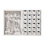Objets de décoration - Elimar Calendrier lumineux, Blanc, Contre-plaqué  - BLOOMINGVILLE MULTIBRAND HOUSE