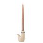 Candlesticks and candle holders - Trudy Candle Holder, White, Stoneware - BLOOMINGVILLE MULTIBRAND HOUSE
