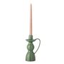 Candlesticks and candle holders - Fija Candle Holder, Green, Stoneware - BLOOMINGVILLE MULTIBRAND HOUSE