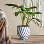 Pots de fleurs - Malena Pot de fleurs, Noir, Terre cuite - BLOOMINGVILLE MULTIBRAND HOUSE