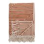 Plaids - Maddeleine Plaid, Orange, Coton - BLOOMINGVILLE MULTIBRAND HOUSE