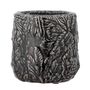 Pots de fleurs - Nikou Pot de fleurs déco, Noir, Terre cuite  - CREATIVE COLLECTION