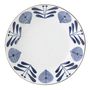 Assiettes au quotidien - Camellia Assiette, Blue, Porcelaine - CREATIVE COLLECTION