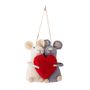 Christmas garlands and baubles - Peo Ornament, White, Wool - BLOOMINGVILLE MULTIBRAND HOUSE