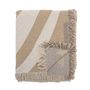 Throw blankets - Orinoco Throw, Nature, Recycled Cotton - BLOOMINGVILLE MULTIBRAND HOUSE