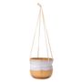 Pots de fleurs - Linor Pot de fleur suspendu, Blue, Grès - BLOOMINGVILLE MULTIBRAND HOUSE